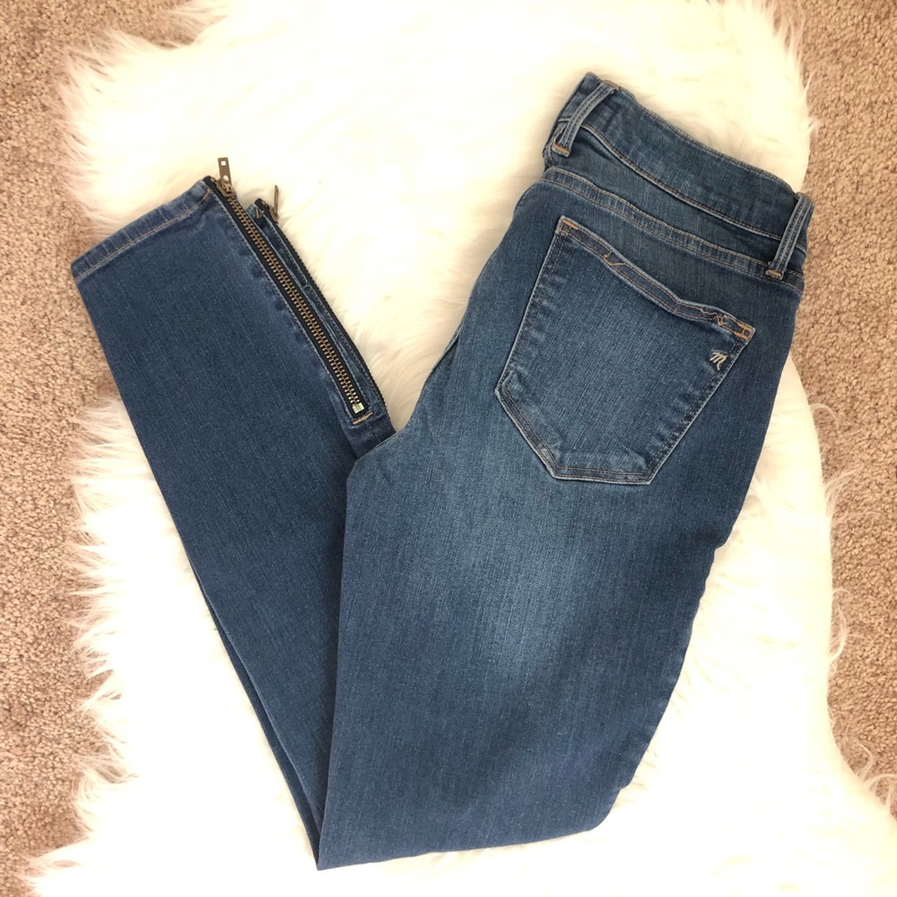 Madewell Skinny Skinny Ankle Zip Jeans Size 28